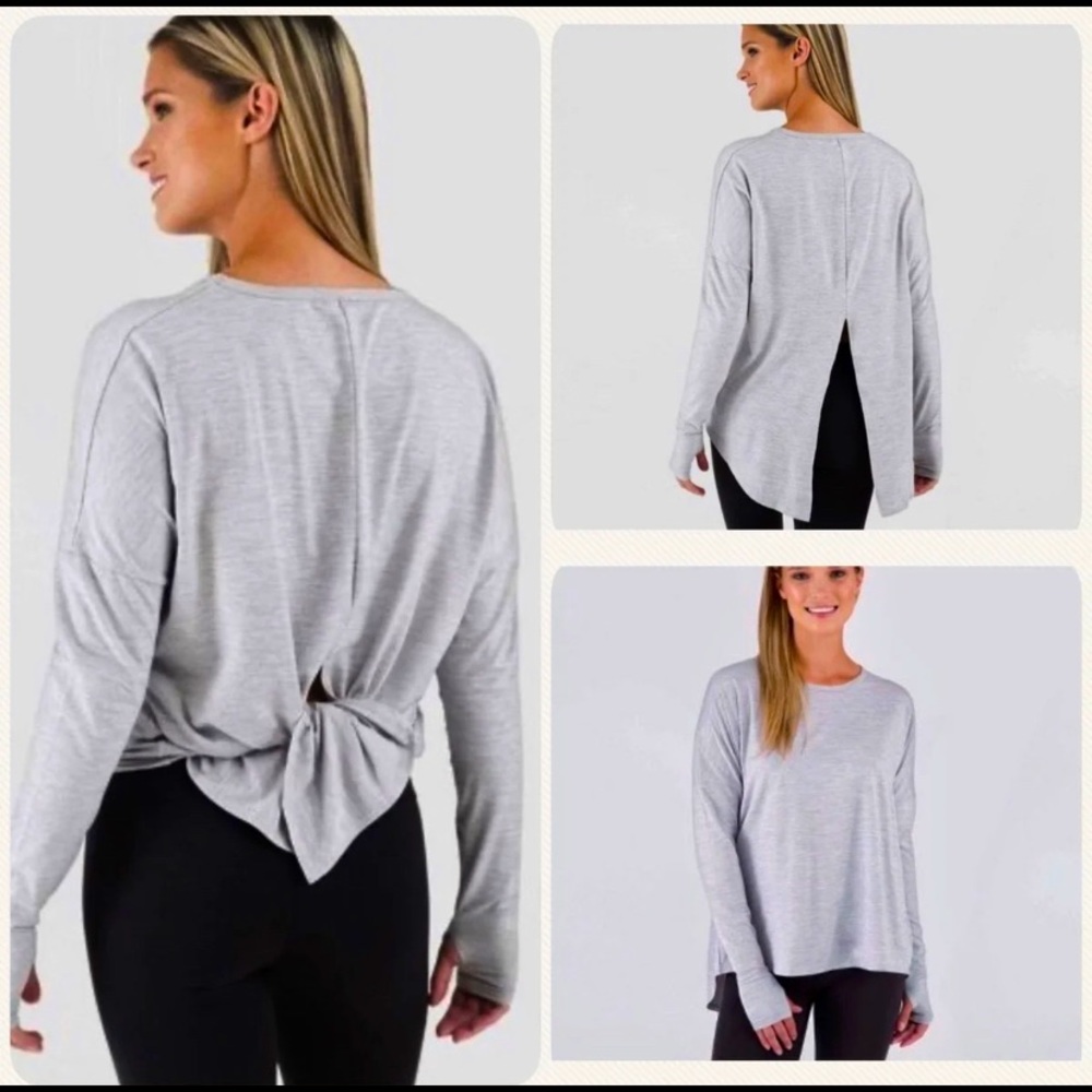 WANDER BY HOTTOTTIES , Tie back tunic , XL, GREY
